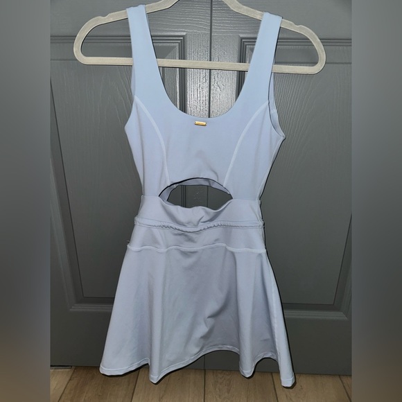 LSpace Light Blue Cutout Dress - Picture 4 of 5
